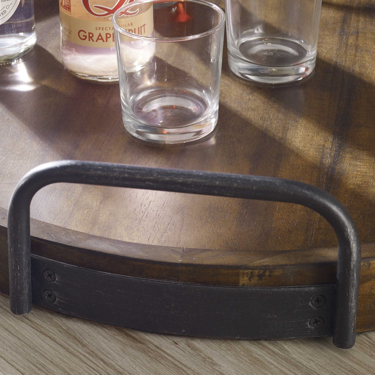 Uttermost Reine Round Wooden Tray 18749