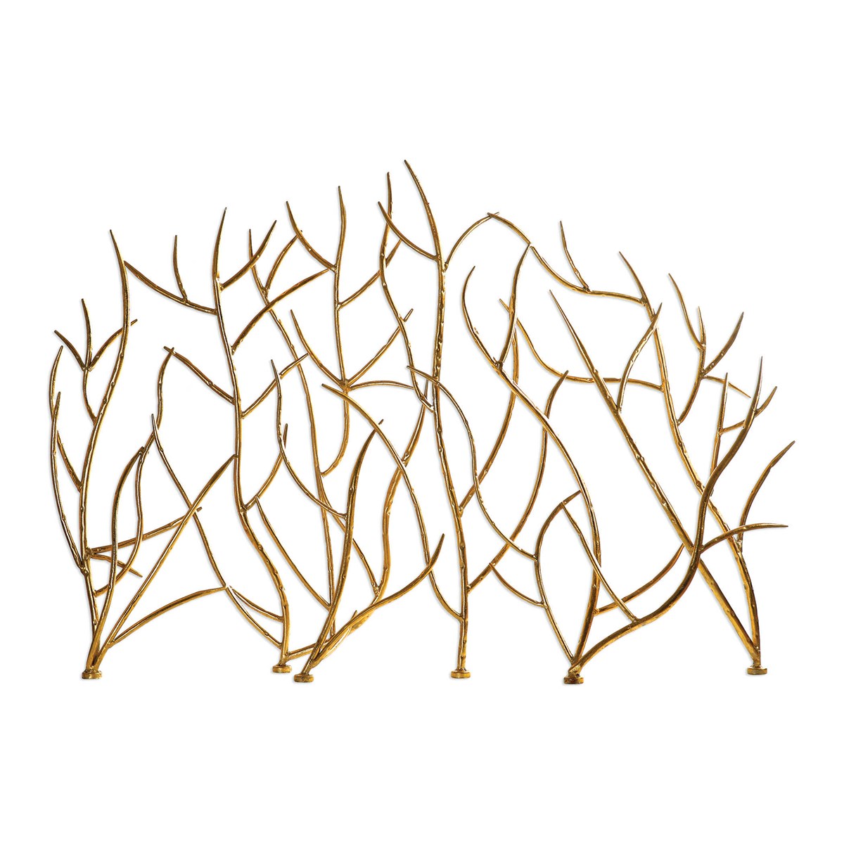 Uttermost Gold Branches Decorative Fireplace Screen 18796