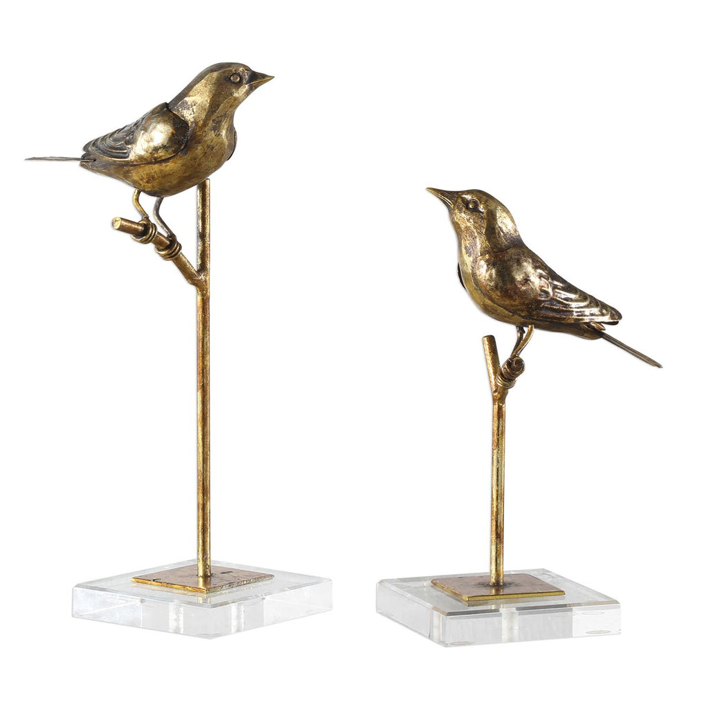 Uttermost Passerines Bird Sculptures S/2 18898