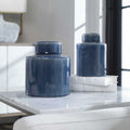 Uttermost Saniya Blue Containers S/2 18989