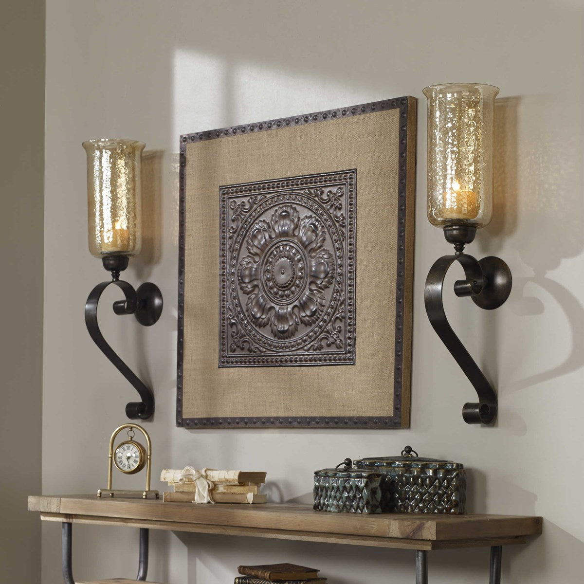 Uttermost Joselyn Bronze Candle Wall Sconce 19150
