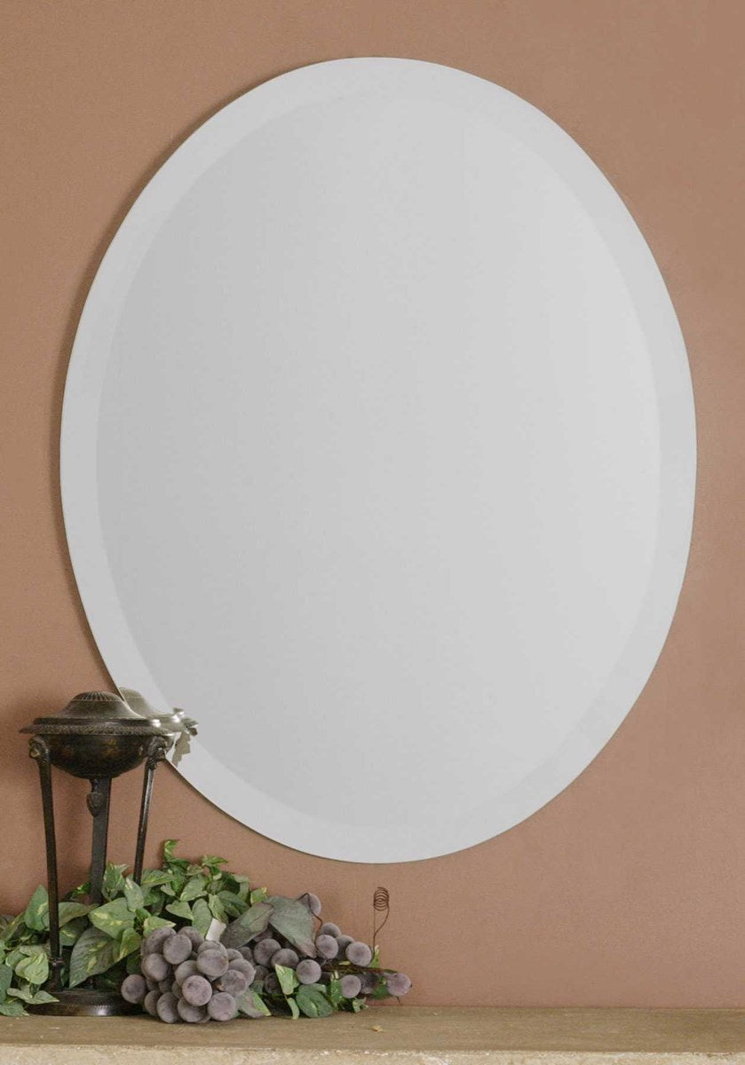 Uttermost Frameless Vanity Oval Mirror 19580 B