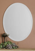 Uttermost Frameless Vanity Oval Mirror 19580 B