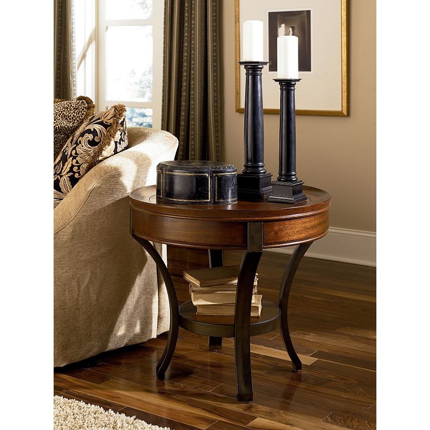 HAMMARY ROUND END TABLE 197917