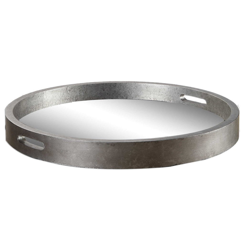 Uttermost Bechet Round Silver Tray 19997