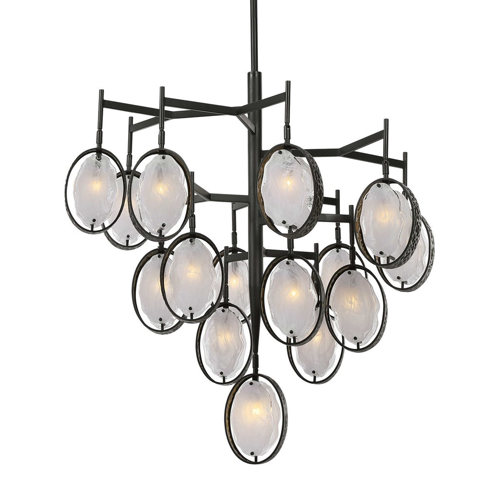 Uttermost Maxin 15 Light Large Bronze Chandelier 21344