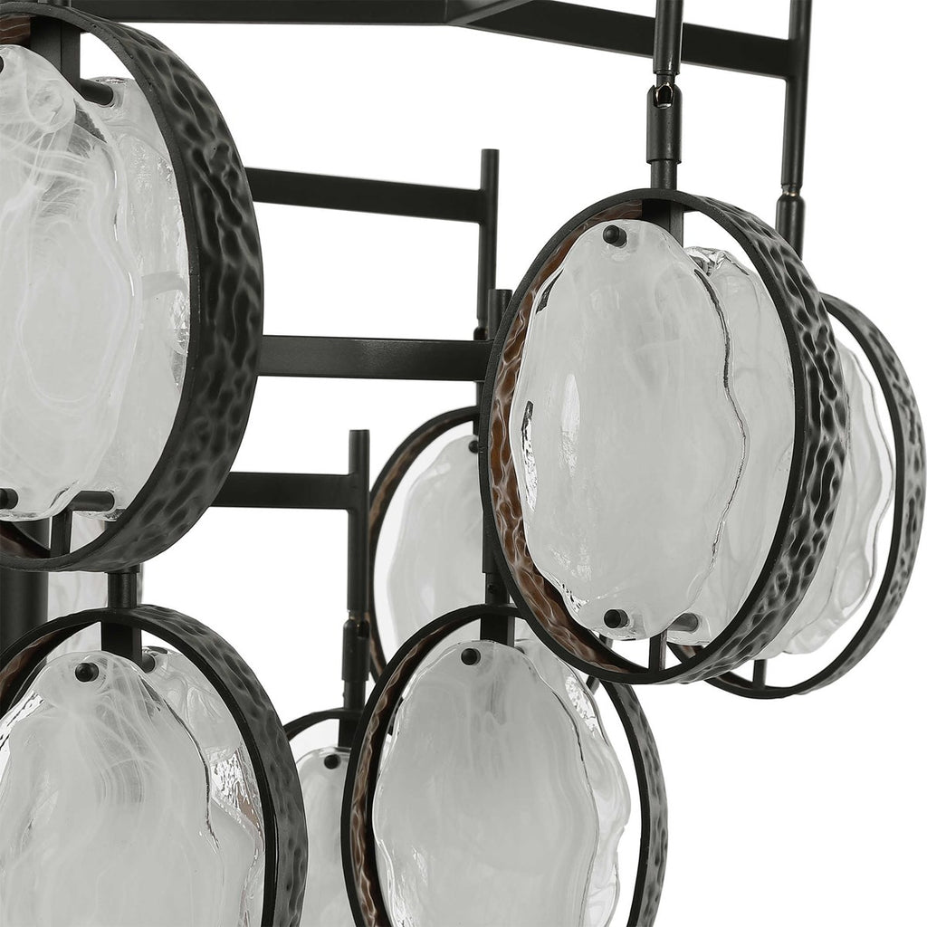 Uttermost Maxin 15 Light Large Bronze Chandelier 21344
