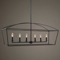 Uttermost Clayton 6 Light Linear Chandelier 21348