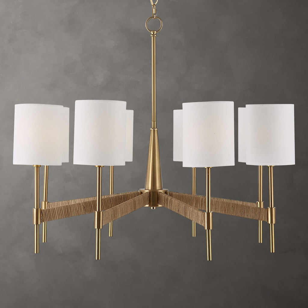 UTTERMOST LAUTOKA 8 LIGHT CHANDELIER 21372
