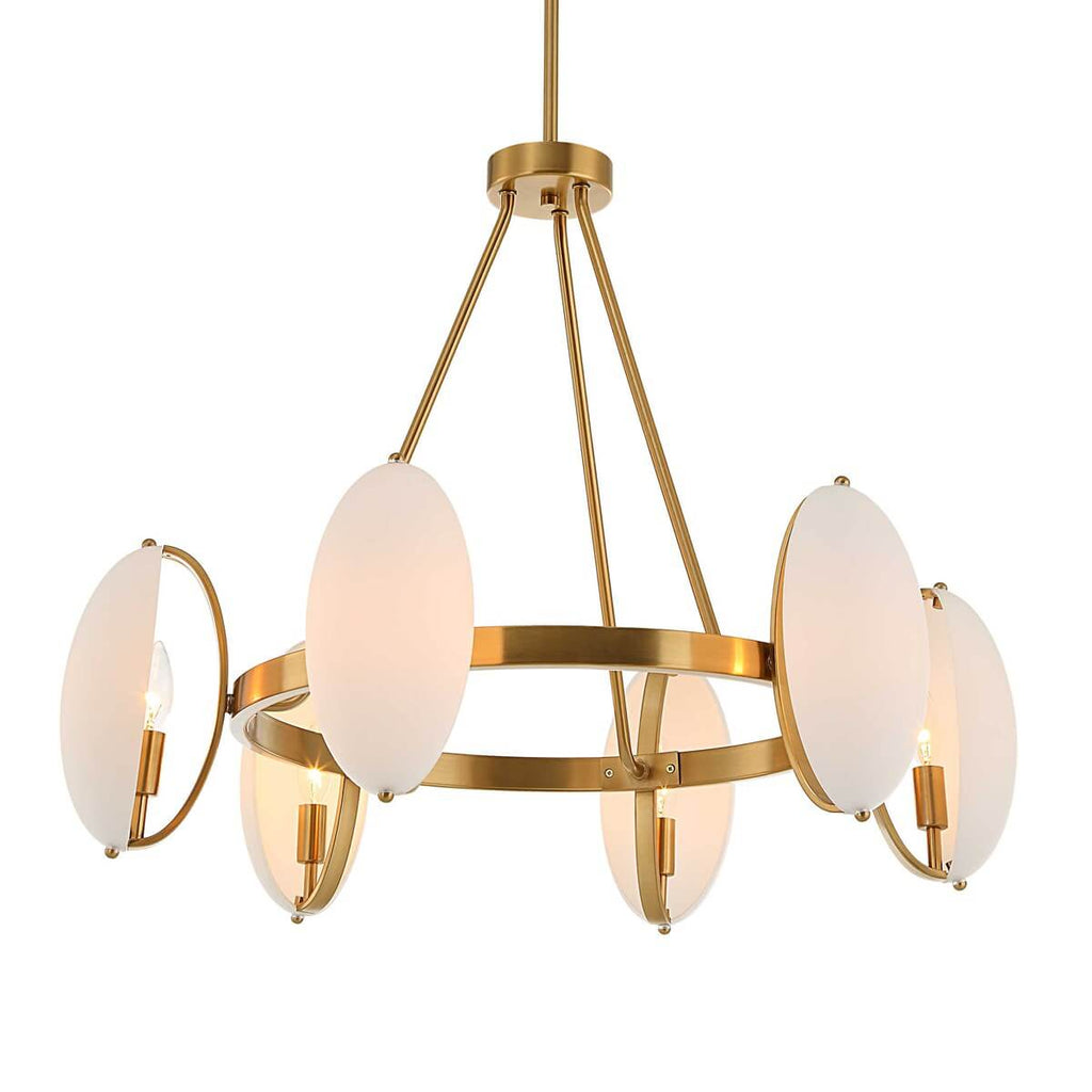UTTERMOST OVIFORM 6 LIGHT CHANDELIER 21379