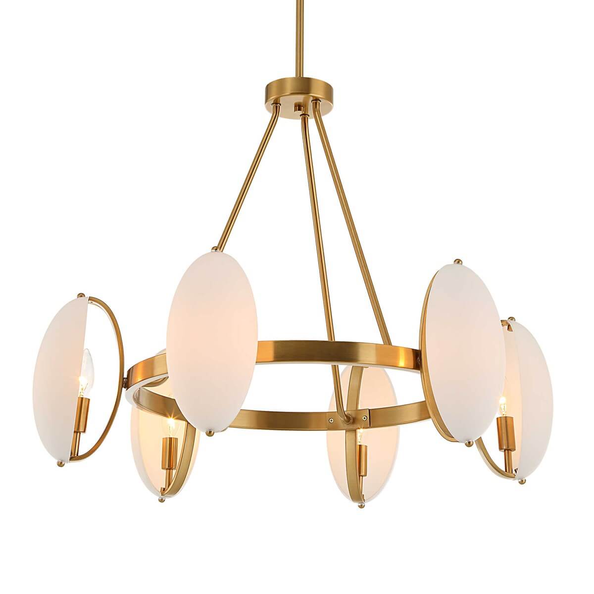 UTTERMOST OVIFORM 6 LIGHT CHANDELIER 21379