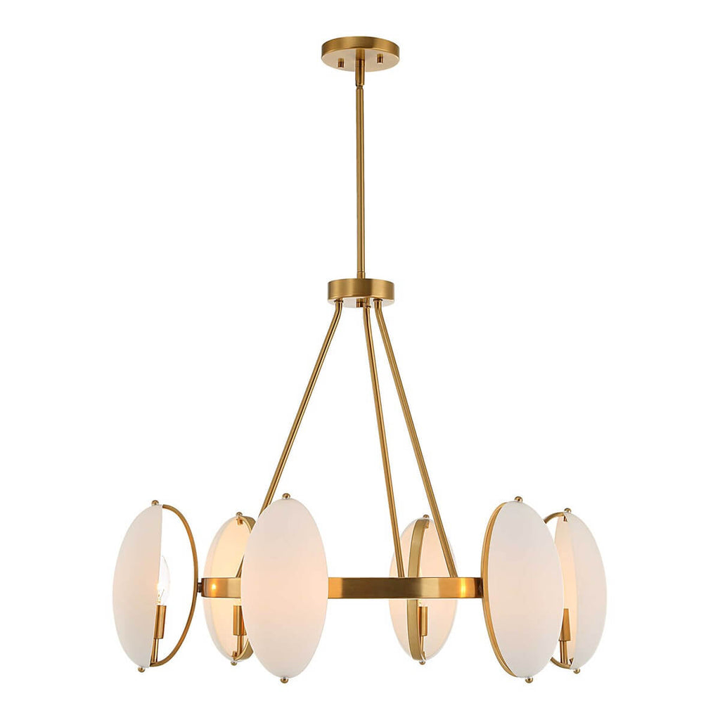 UTTERMOST OVIFORM 6 LIGHT CHANDELIER 21379