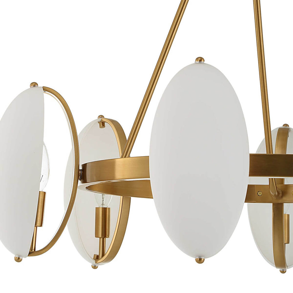 UTTERMOST OVIFORM 6 LIGHT CHANDELIER 21379