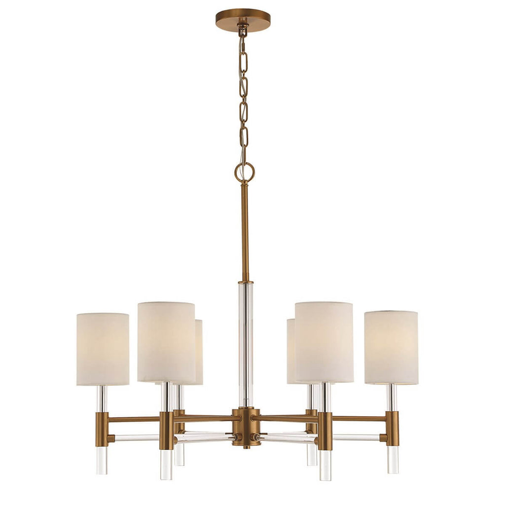 UTTERMOST WELKIN 6 LIGHT CHANDELIER 21380