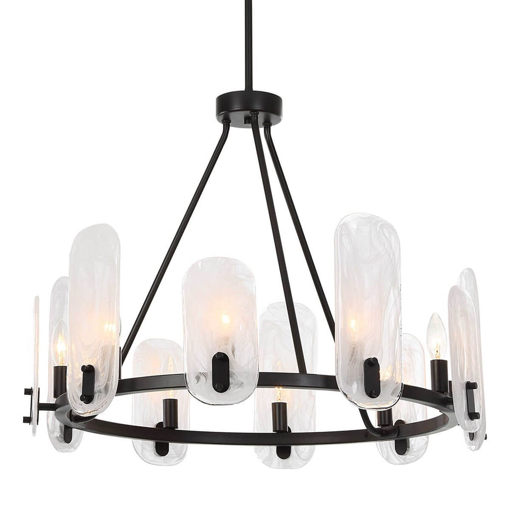 UTTERMOST ELLIPSE 10 LIGHT CHANDELIER 21381