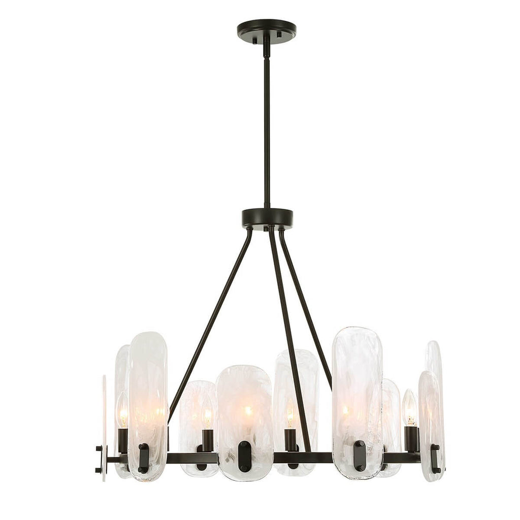 UTTERMOST ELLIPSE 10 LIGHT CHANDELIER 21381