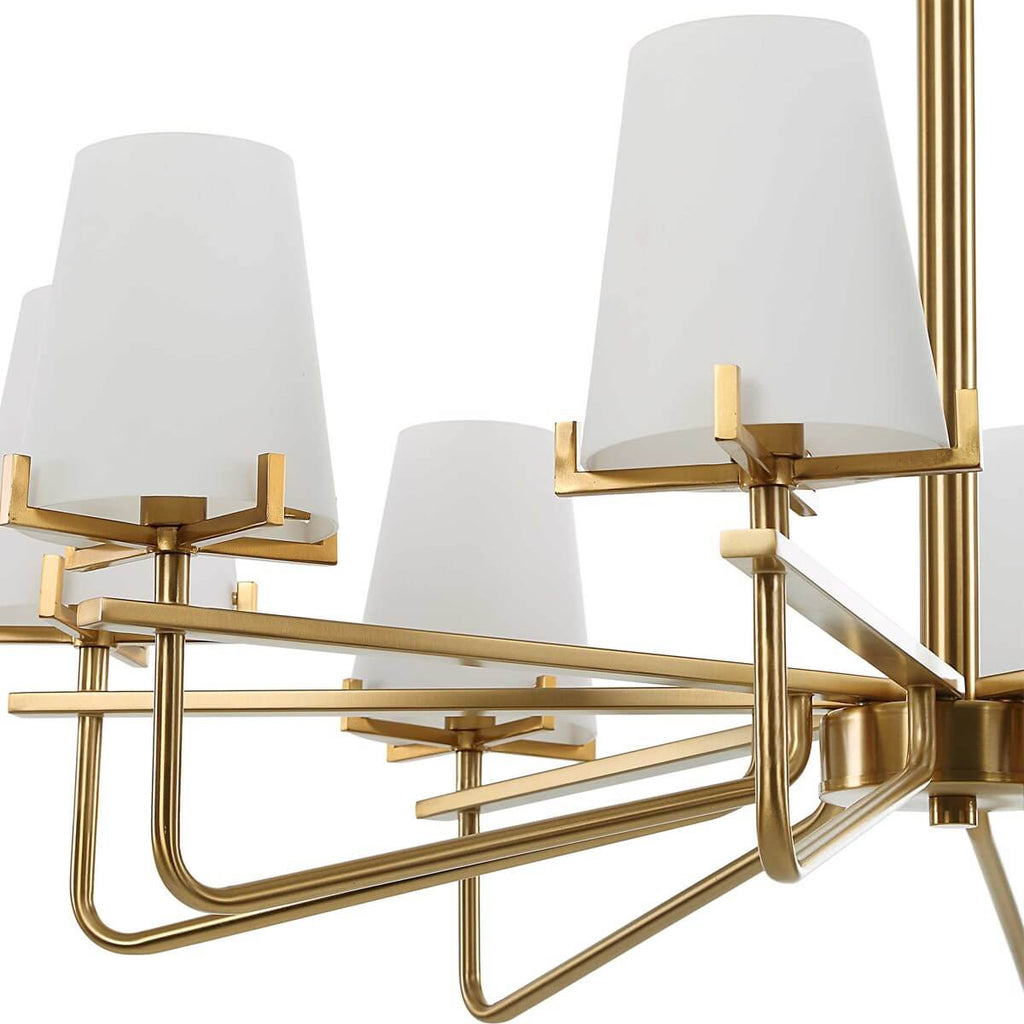 UTTERMOST LASSEN 8 LIGHT CHANDELIER 21382