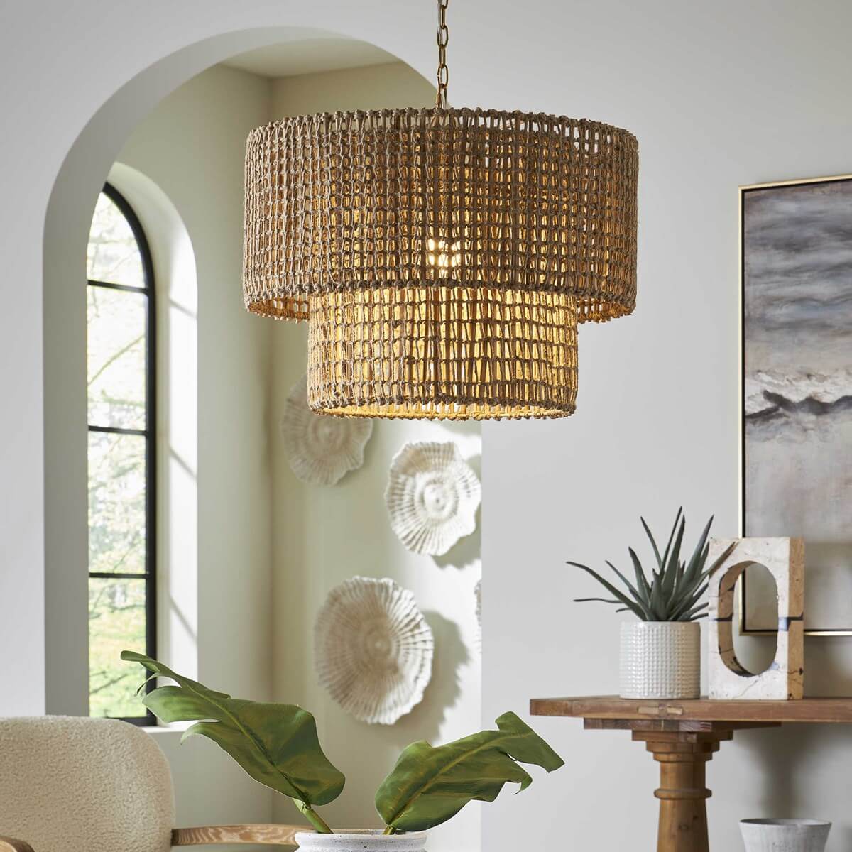 UTTERMOST BISWAS 1 LIGHT PENDANT 21595