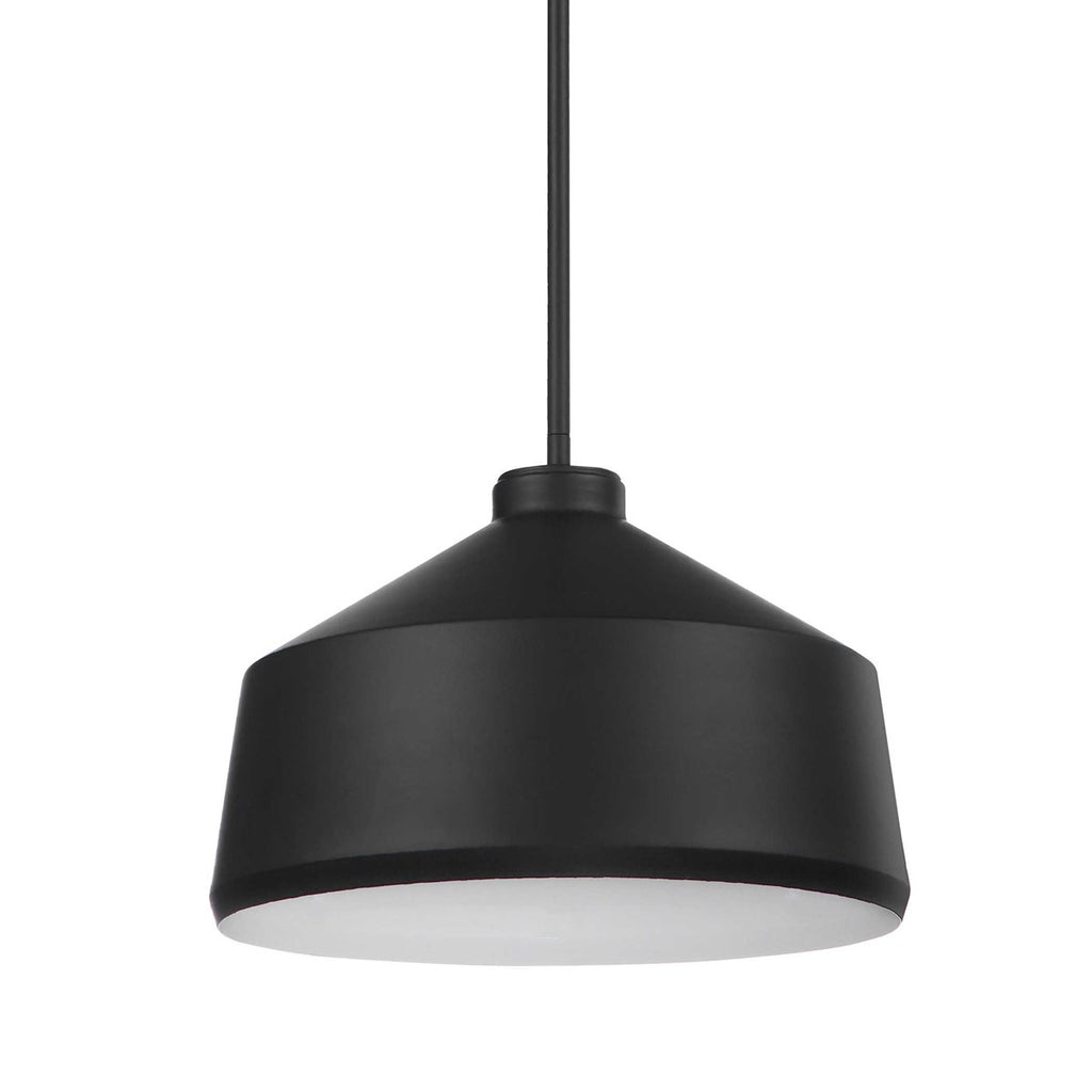 Uttermost Holgate 1 Light Black Pendant 22179