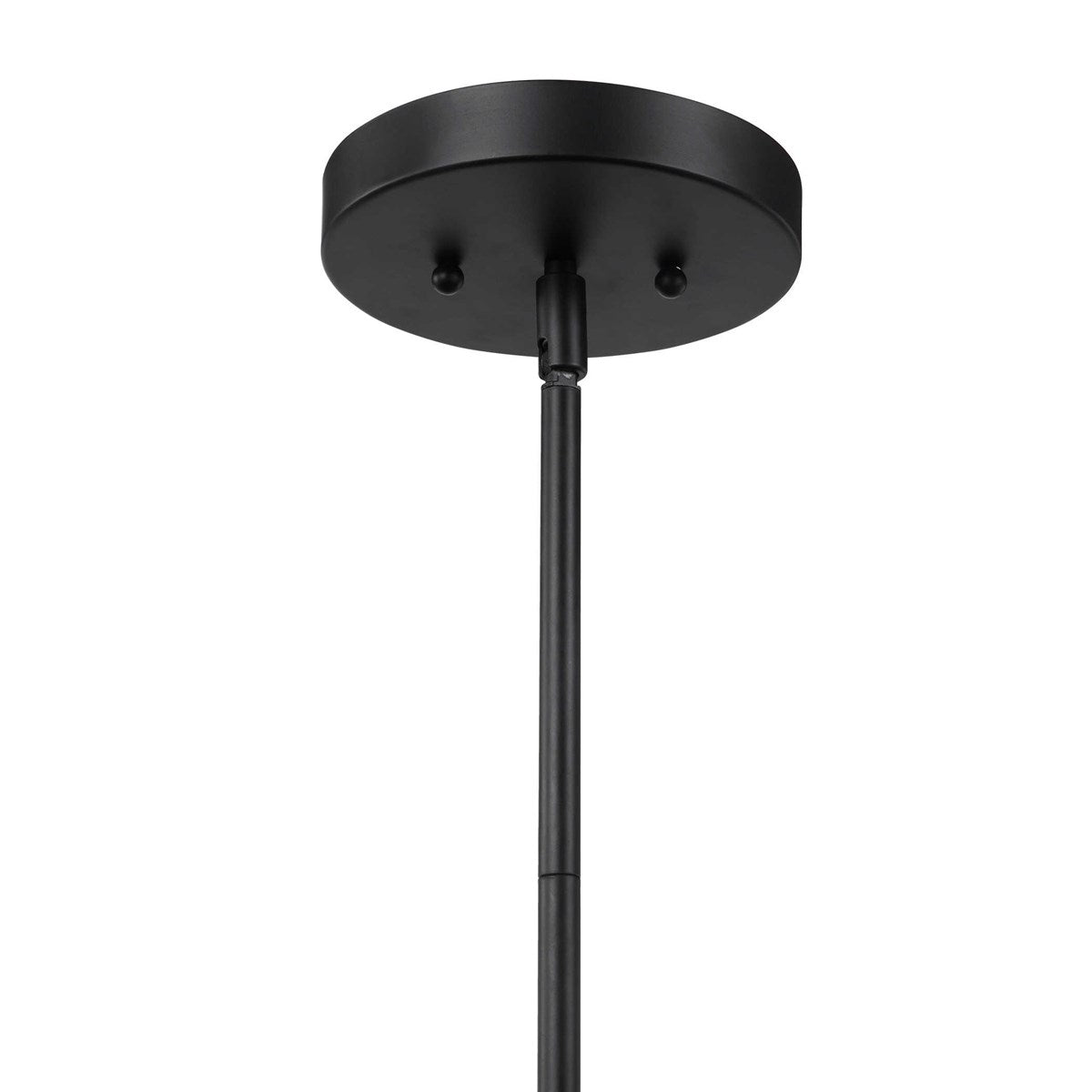 Uttermost Holgate 1 Light Black Pendant 22179