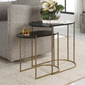 UTTERMOST AZTEC NESTING TABLES  SET OF TWO  22882
