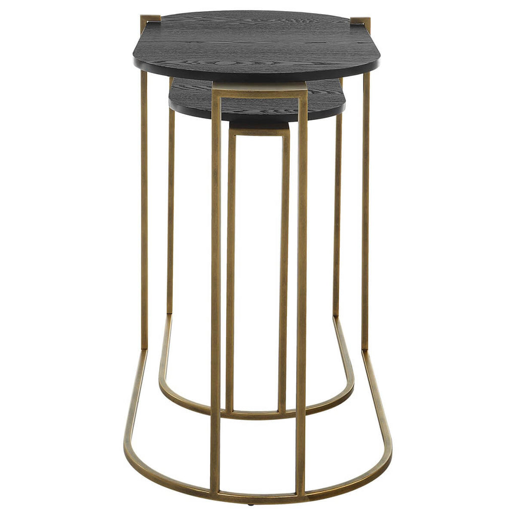 UTTERMOST AZTEC NESTING TABLES  SET OF TWO  22882