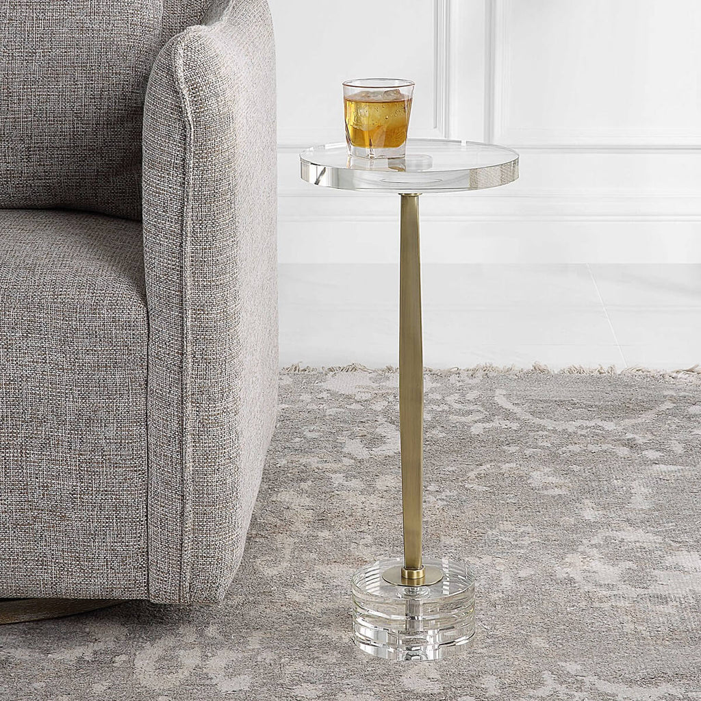 UTTERMOST GROOVE DRINK TABLE 22908