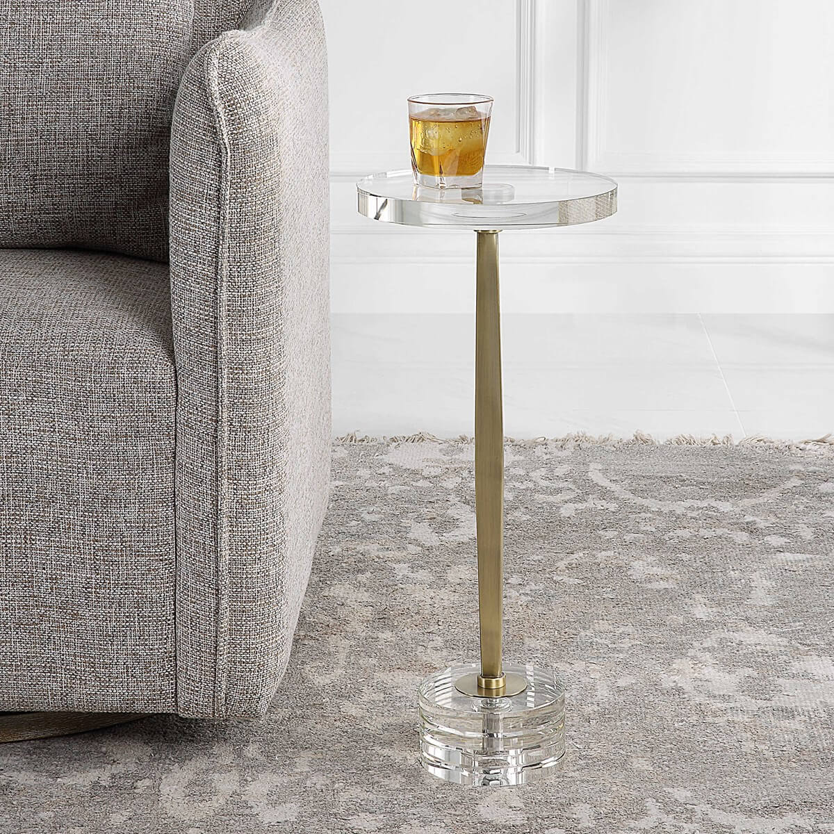 UTTERMOST GROOVE DRINK TABLE 22908