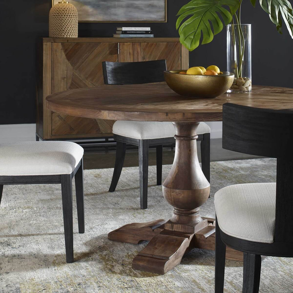 UTTERMOST STRATFORD ROUND DINING TABLE 22926