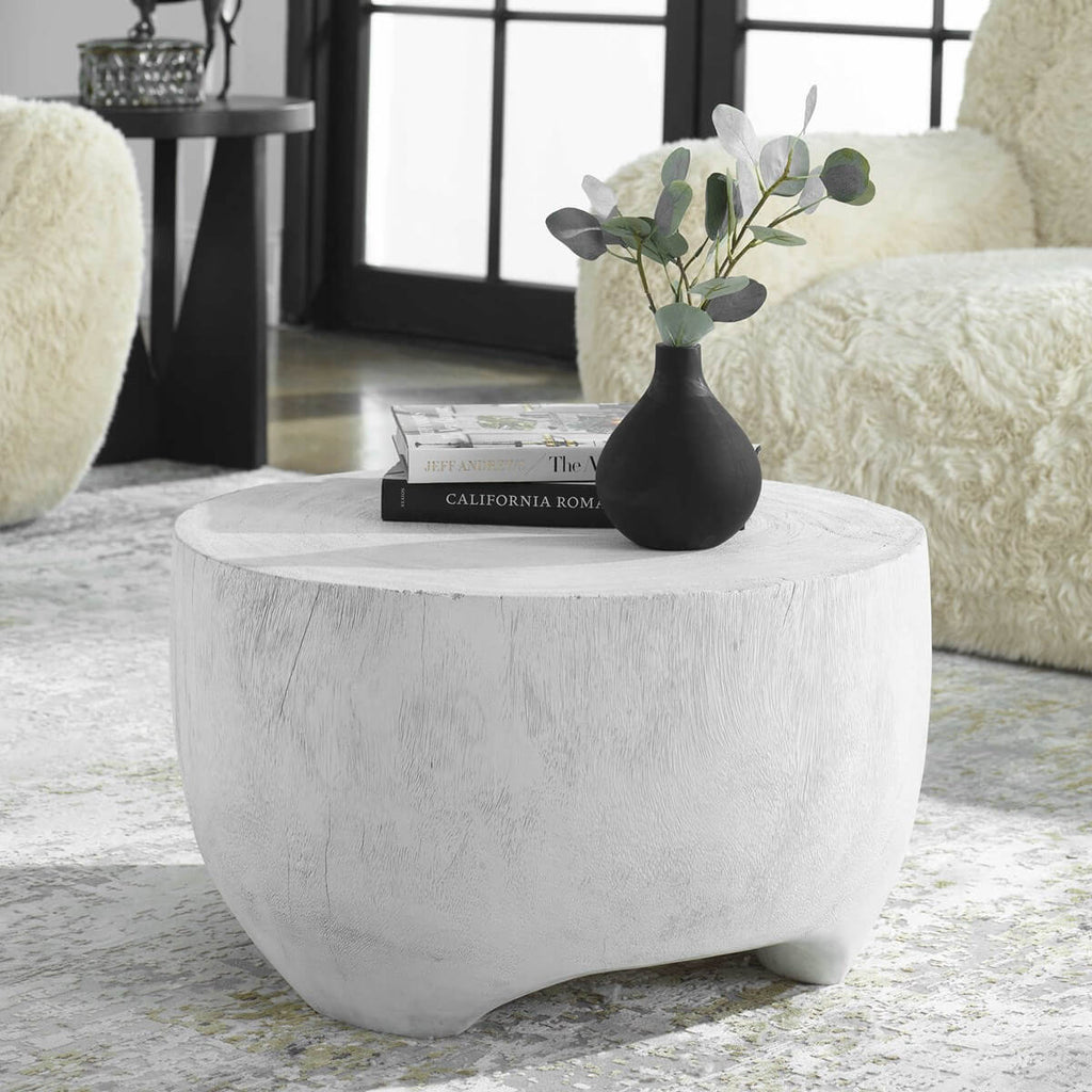 UTTERMOST ELEVATE COFFEE TABLE WHITE 22946