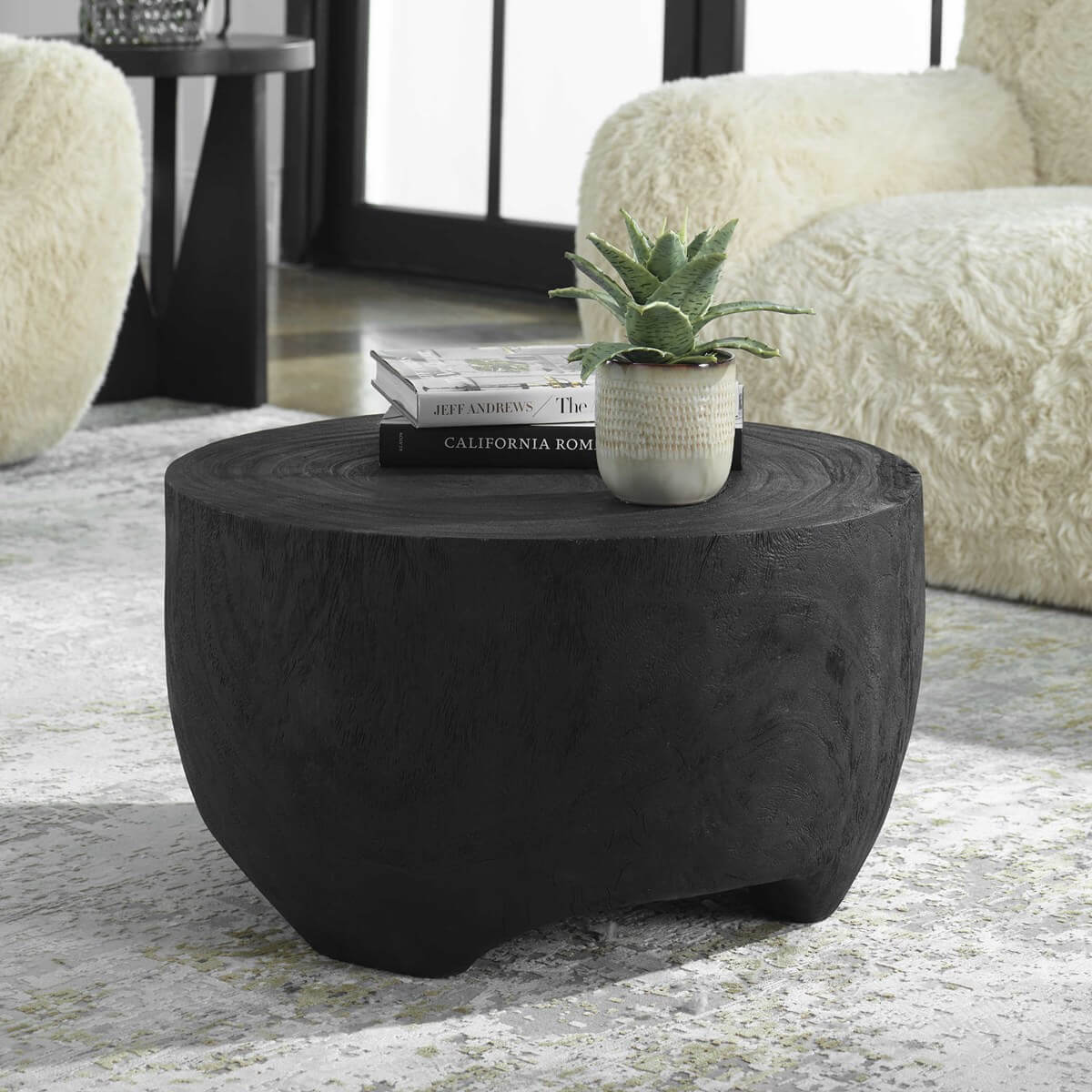 UTTERMOST ELEVATE COFFEE TABLE BLACK 22947