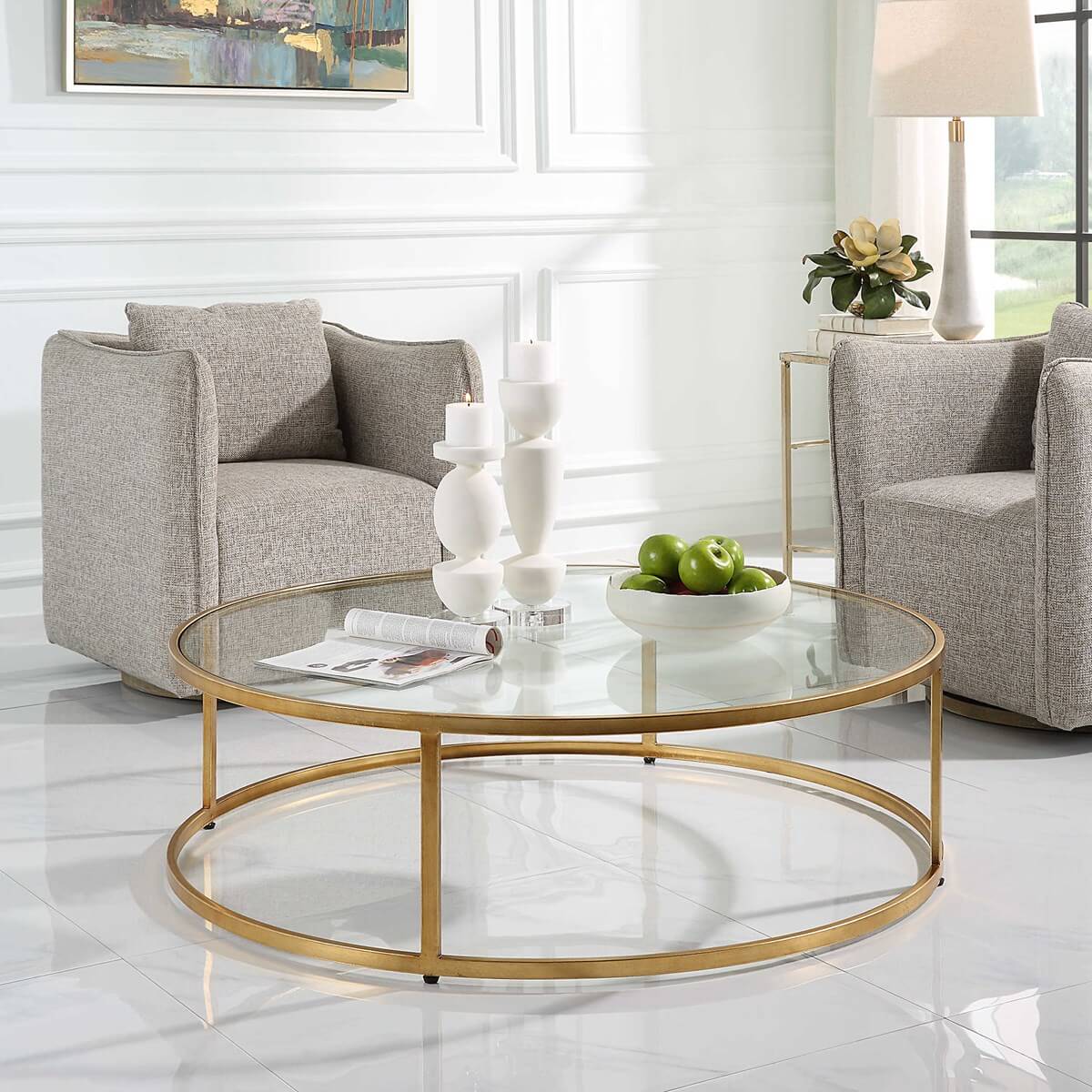 UTTERMOST RADIUS COFFEE TABLE 22971