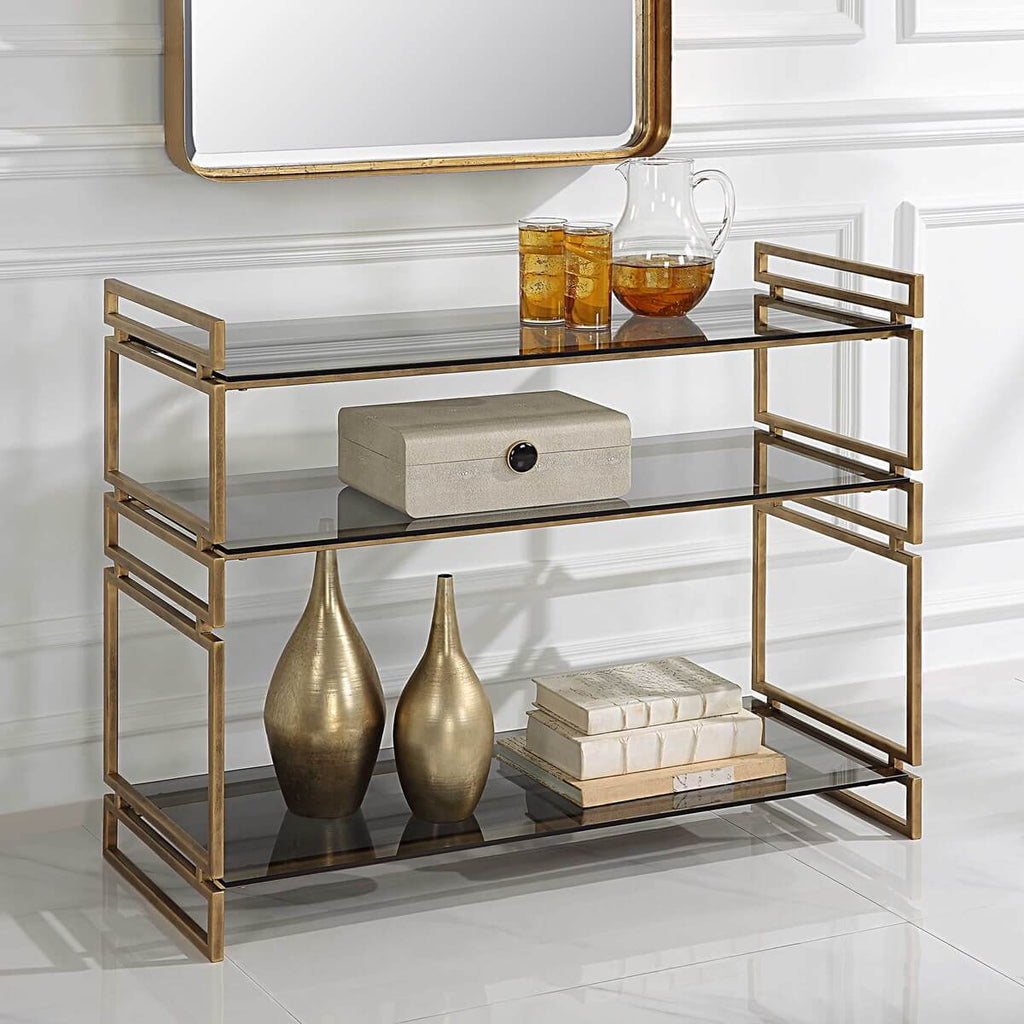 UTTERMOST STACKED UP CONSOLE TABLE 22973
