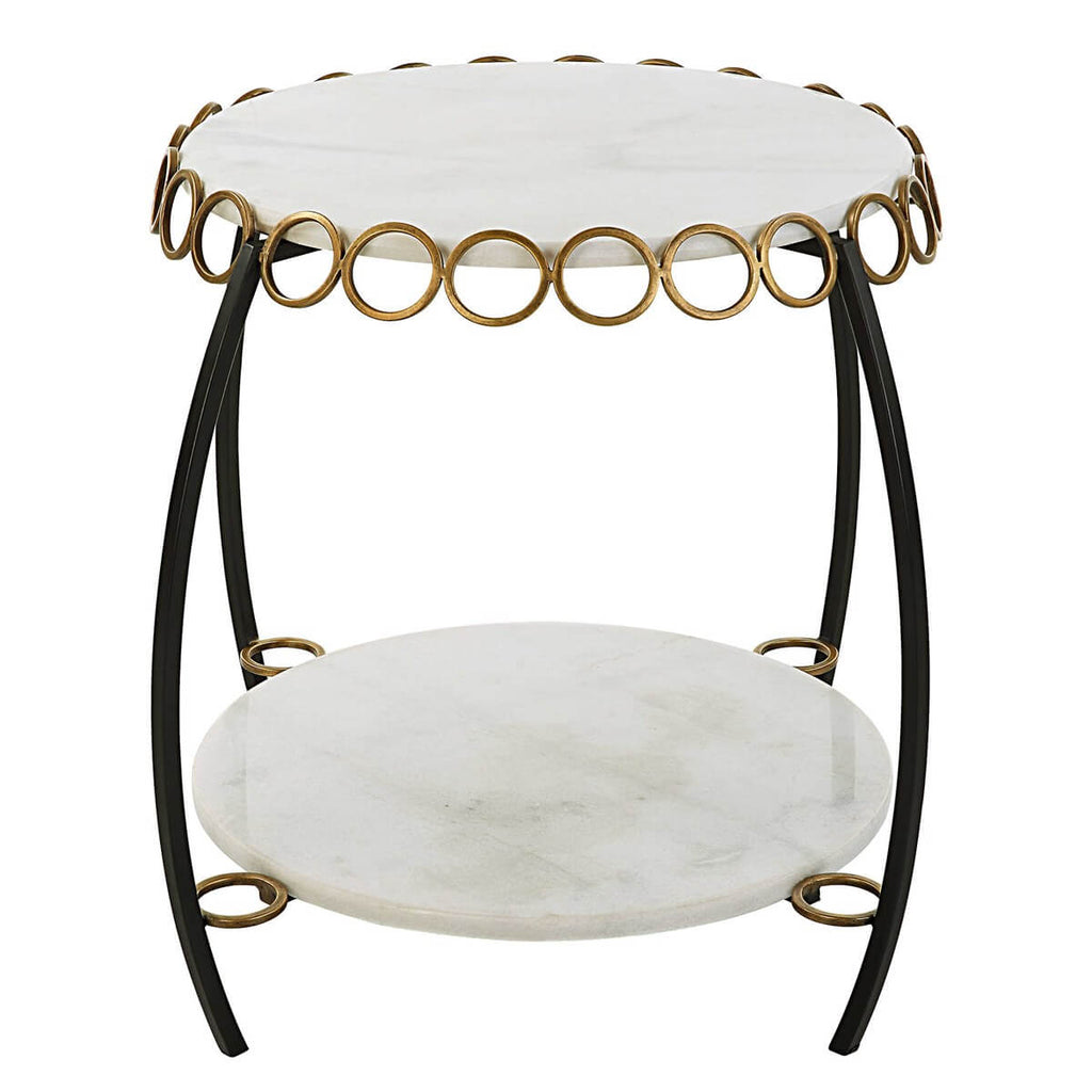 UTTERMOST CHAINLINK SIDE TABLE 22974