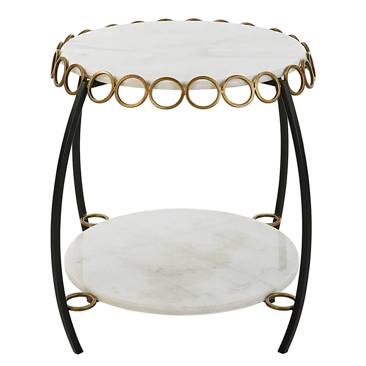 UTTERMOST CHAINLINK SIDE TABLE 22974
