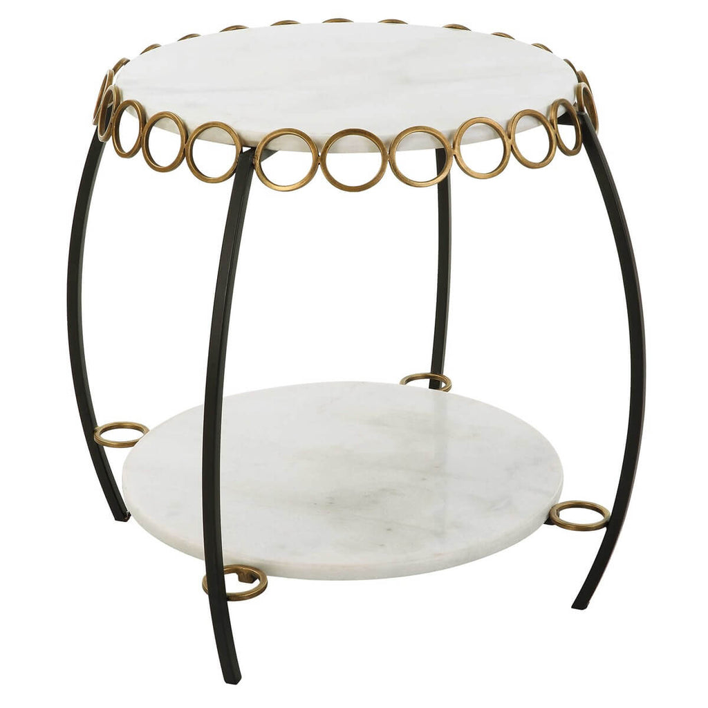 UTTERMOST CHAINLINK SIDE TABLE 22974