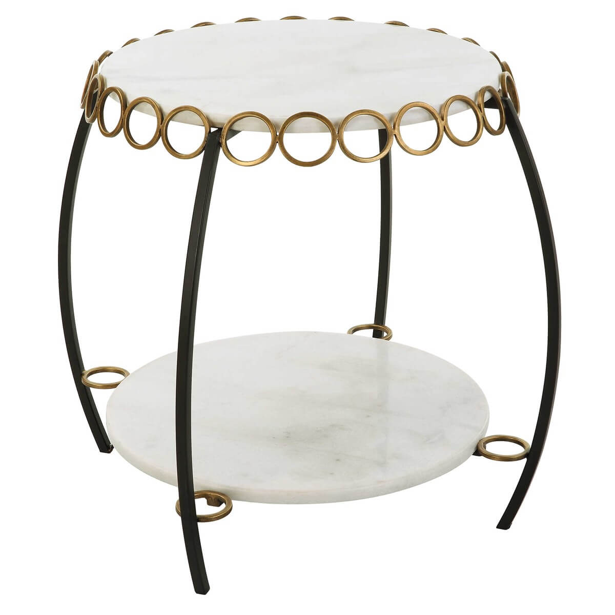 UTTERMOST CHAINLINK SIDE TABLE 22974