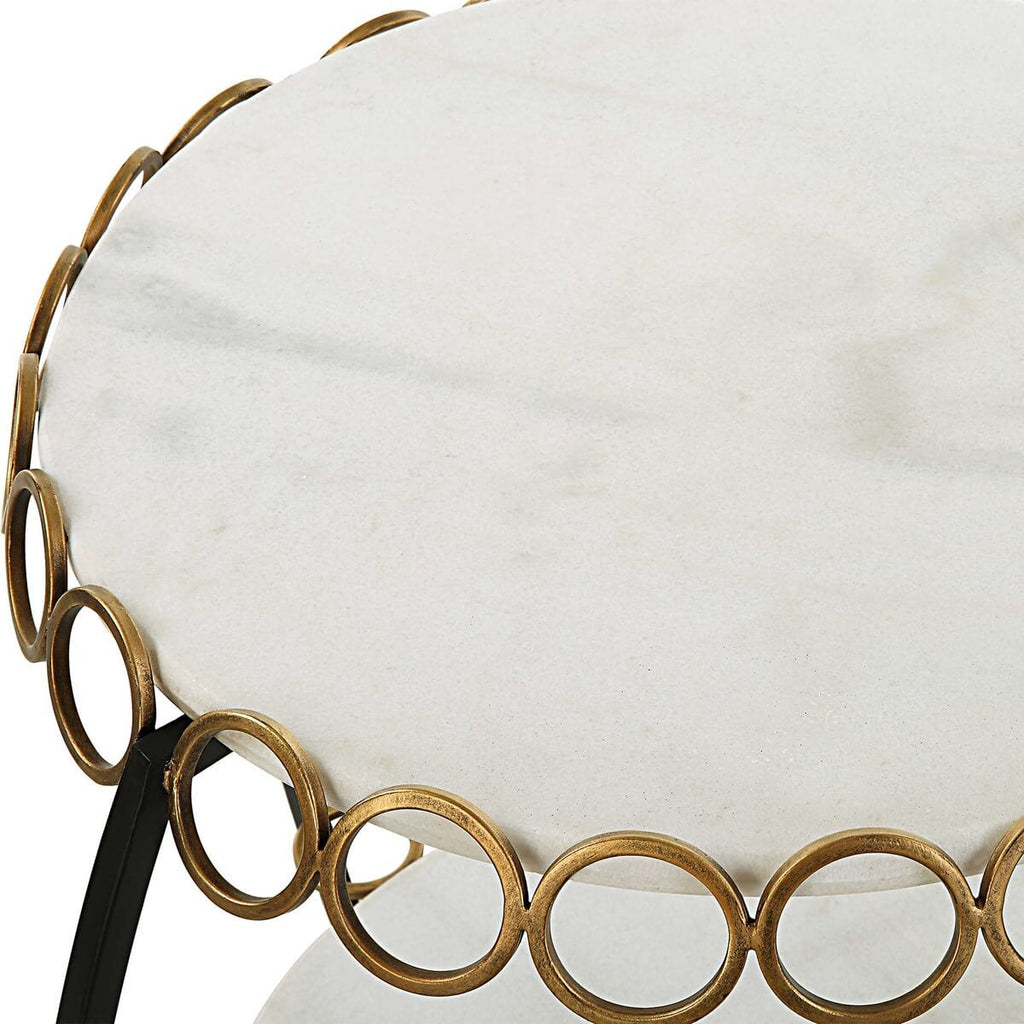 UTTERMOST CHAINLINK SIDE TABLE 22974