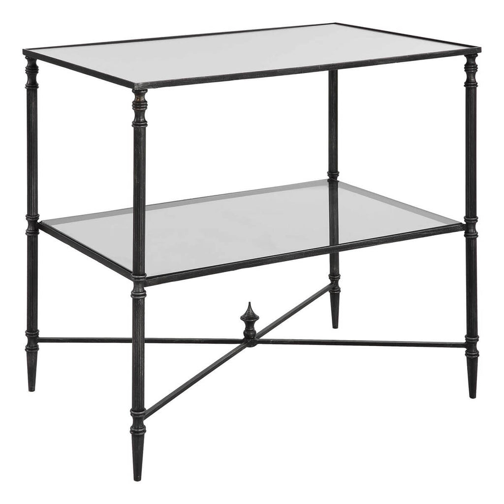 UTTERMOST HENZLER LAMP TABLE, STEEL 22984