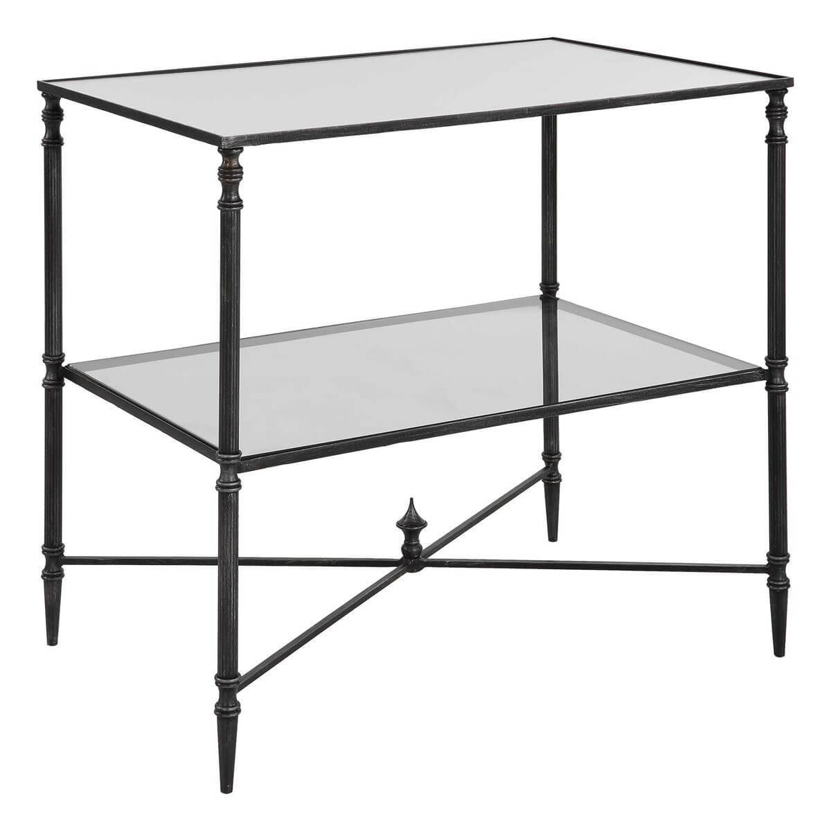 UTTERMOST HENZLER LAMP TABLE, STEEL 22984