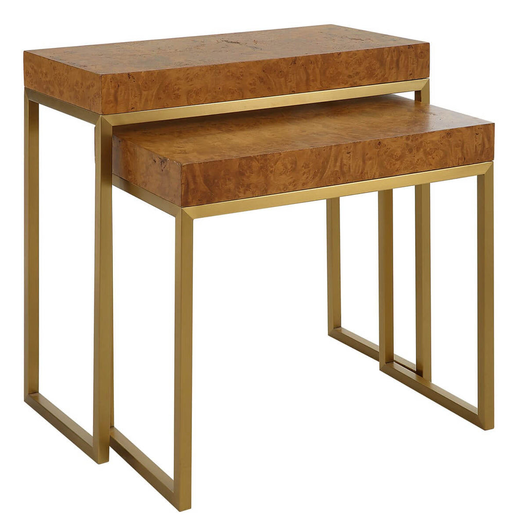 UTTERMOST BURL-ESQUE NESTING TABLES SET/TWO 22986