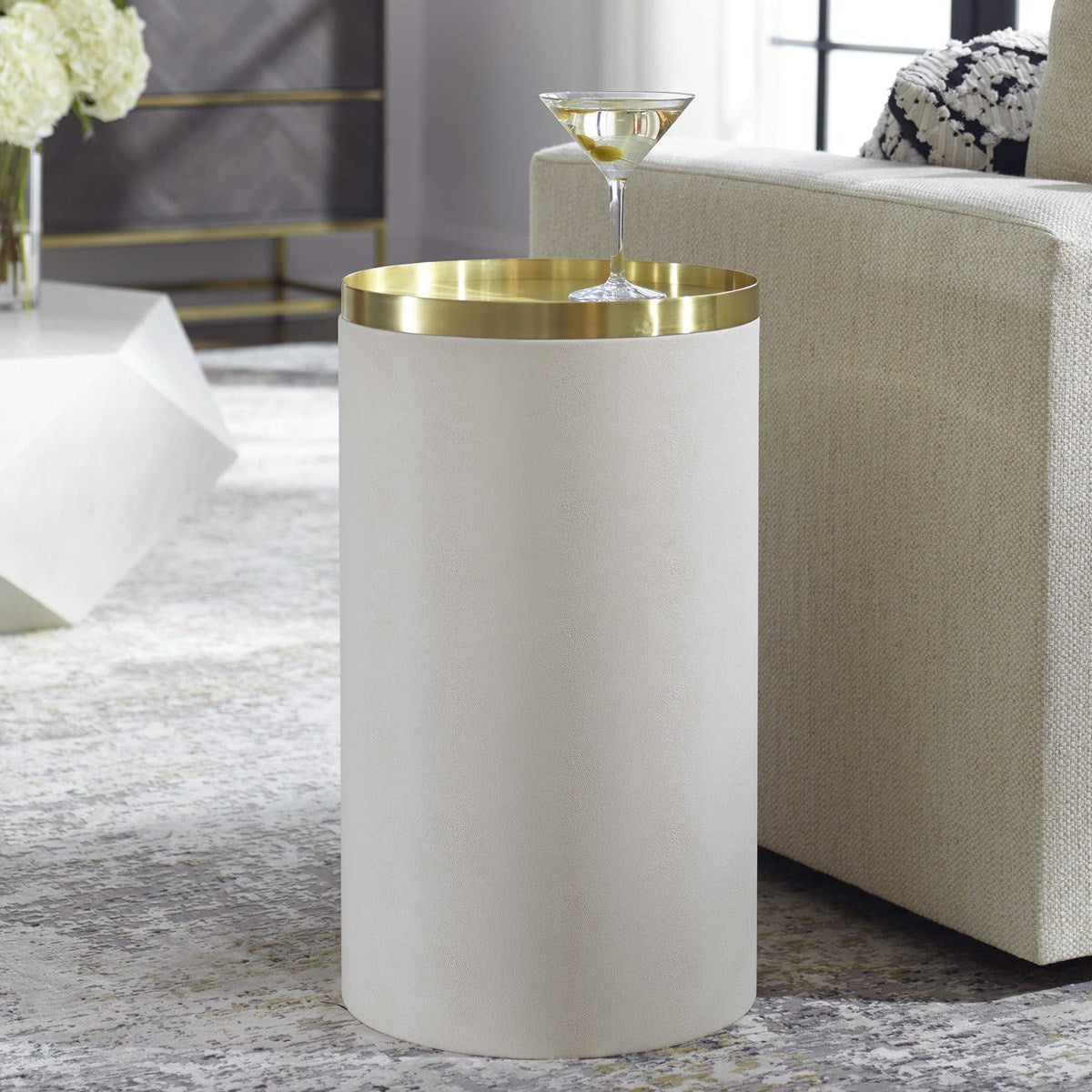UTTERMOST CIRCUIT ACCENT TABLE 22991