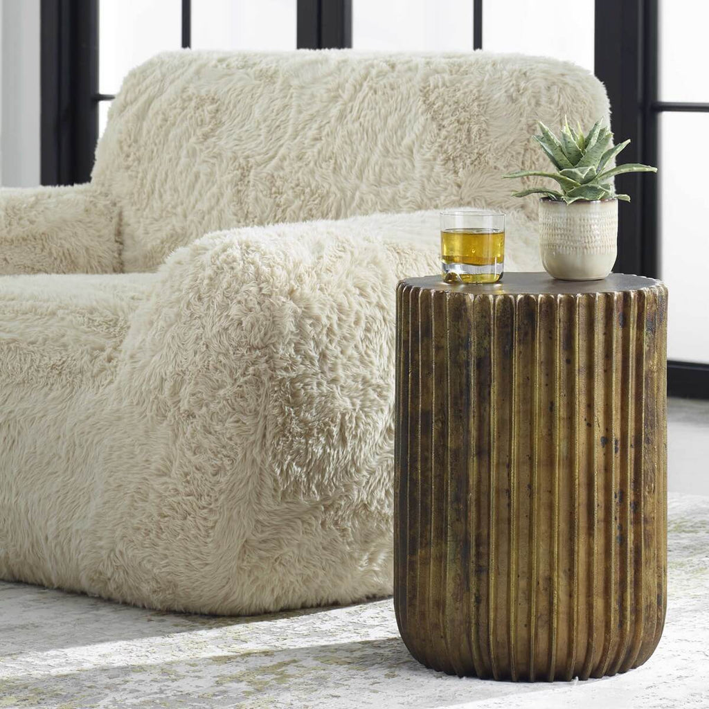 UTTERMOST PEAKS AND VALLEYS ACCENT TABLE 22993