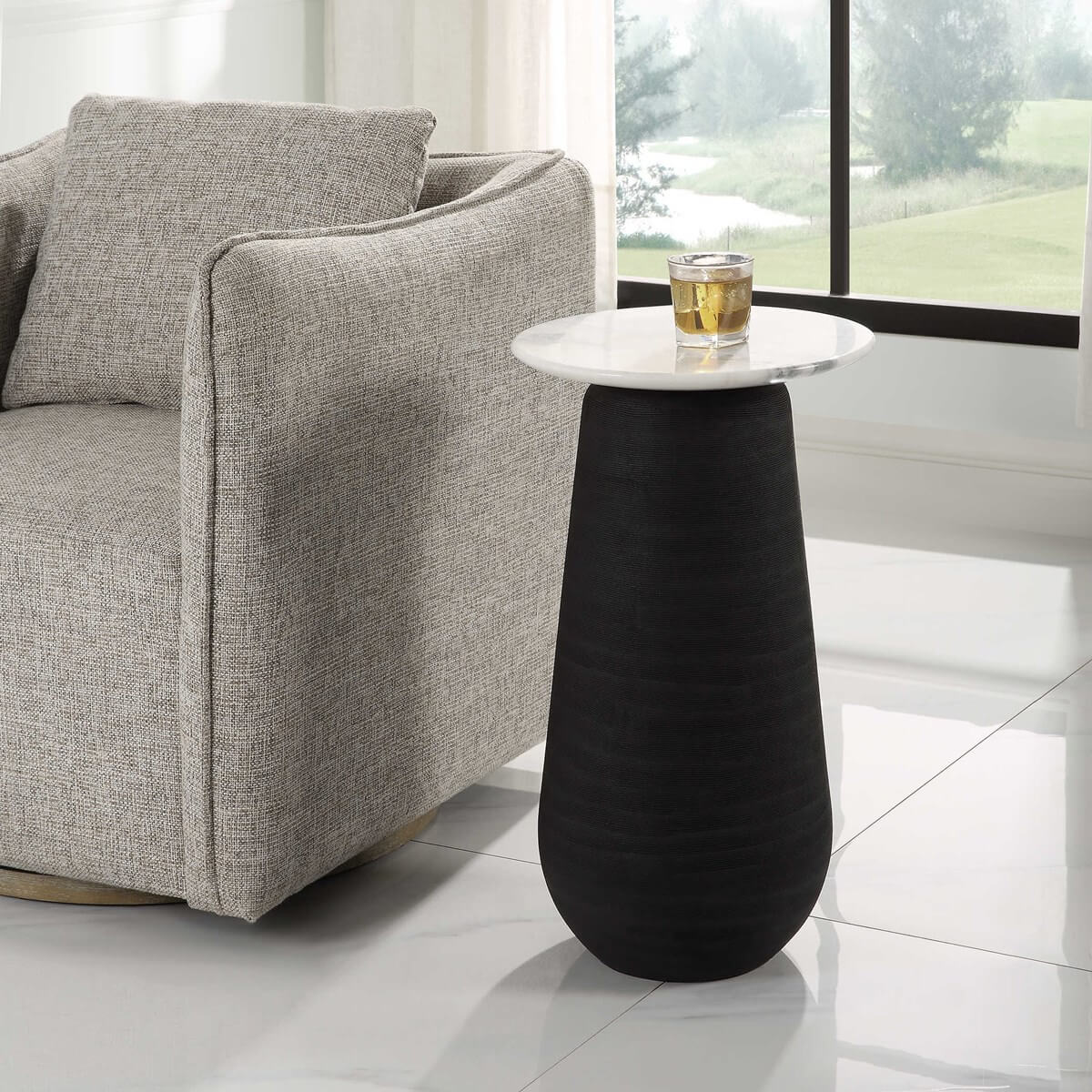 UTTERMOST TOTAL ECLIPSE ACCENT TABLE 22997