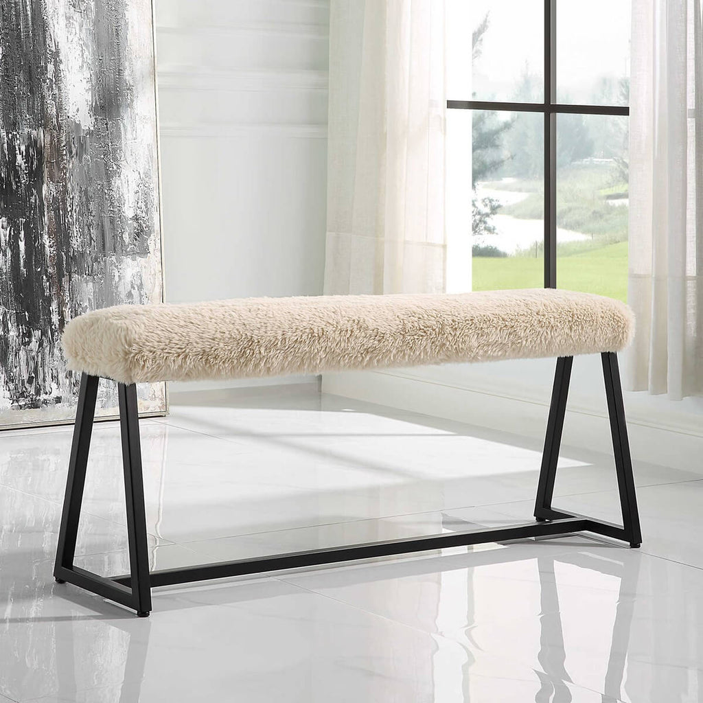 UTTERMOST TAUPO BENCH 23056