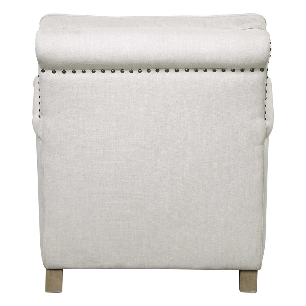 Uttermost Armstead Antique White Armchair 23291