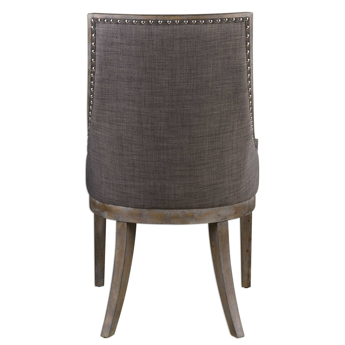 Uttermost Aidrian Charcoal Gray Accent Chair 23305