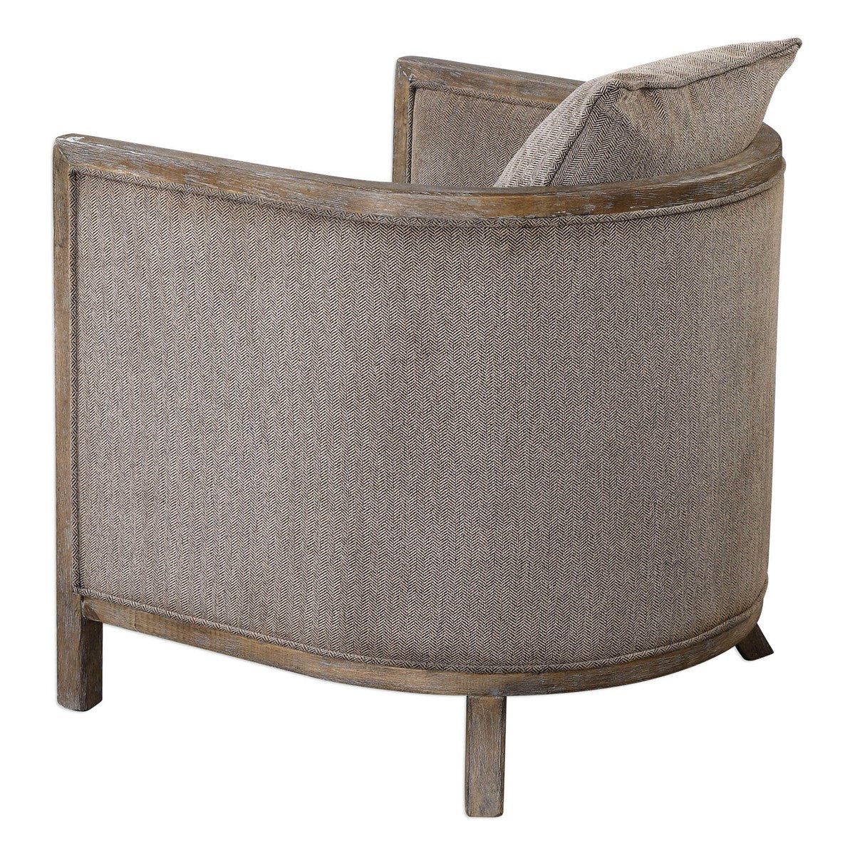 Uttermost Viaggio Gray Chenille Accent Chair 23359