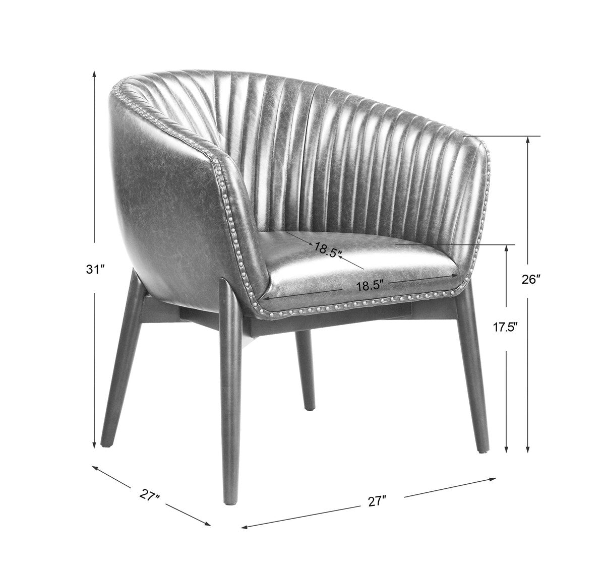 UTTERMOST ANDERS ACCENT CHAIR 23380