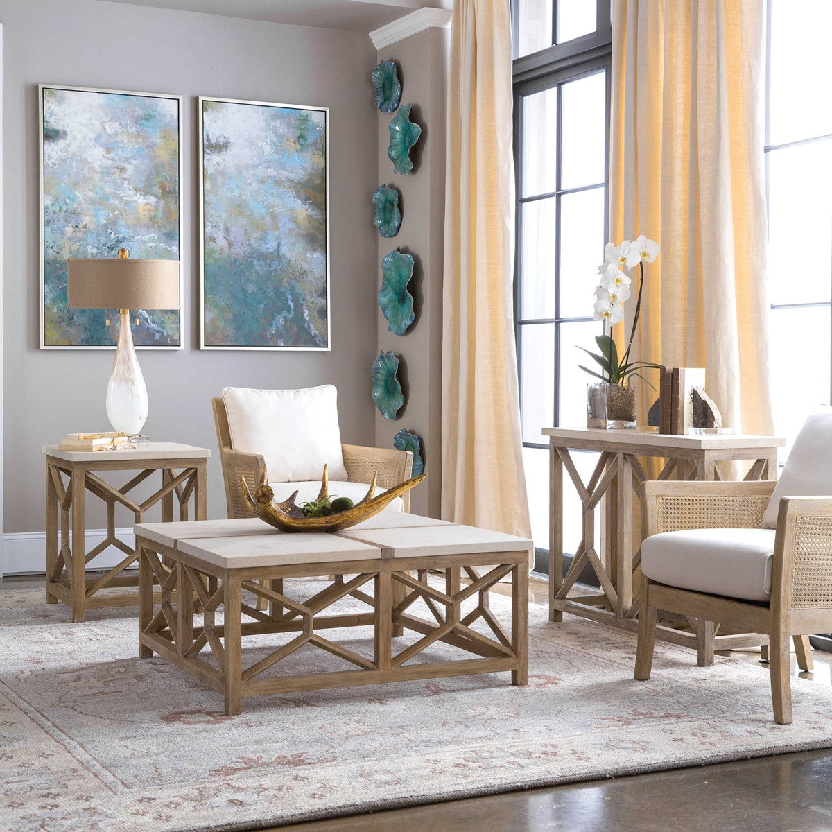 Uttermost Encore Natural Armchair 23461
